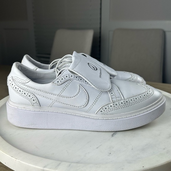Nike x PEACEMINUSONE Kwondo1 G-Dragon Triple White DH2482-100 Men's shoes. - Picture 2 of 7